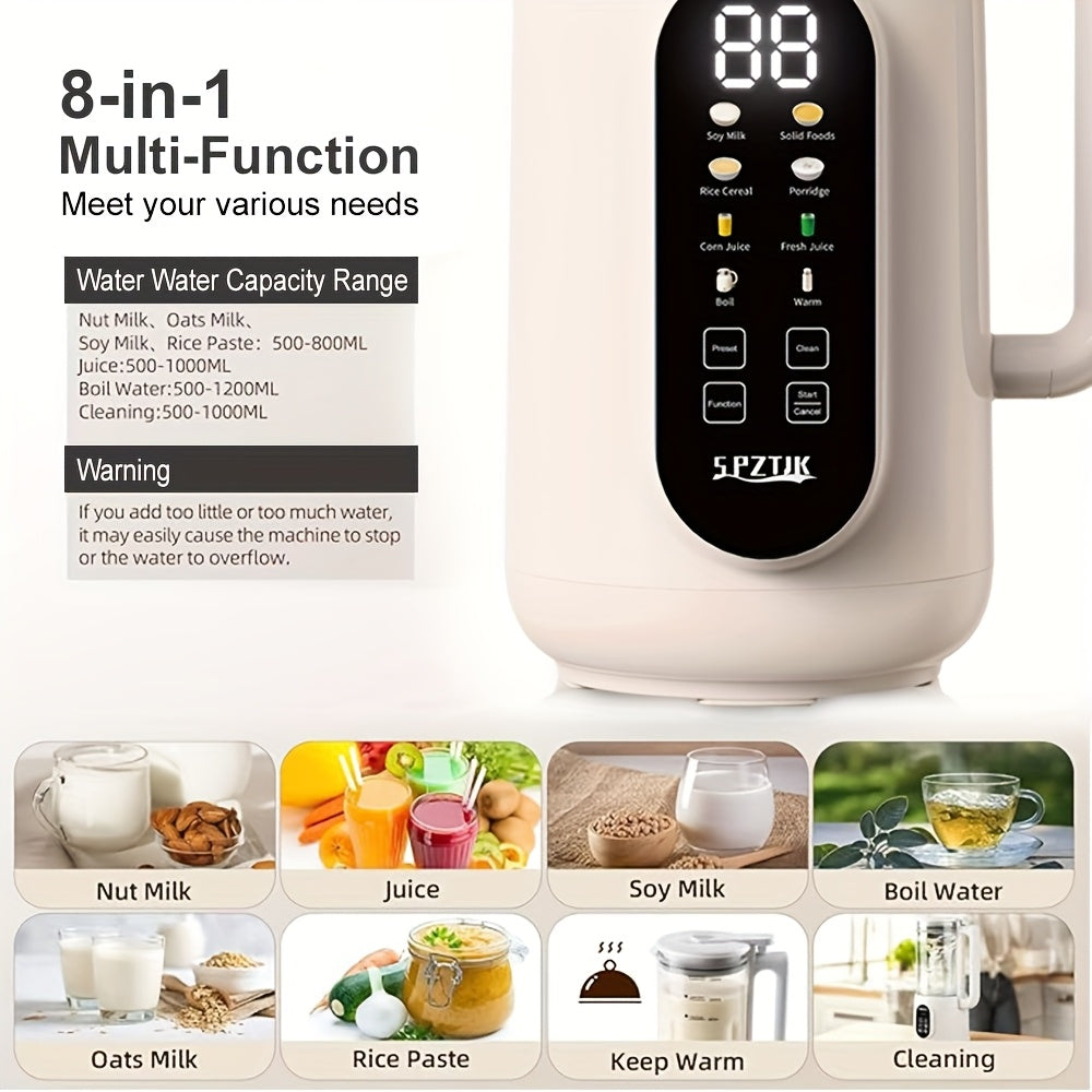Moktan Sabai Nut Milk Maker Blender 21000RPM – 40oz Soy, Oat, Smoothie, Food Processor