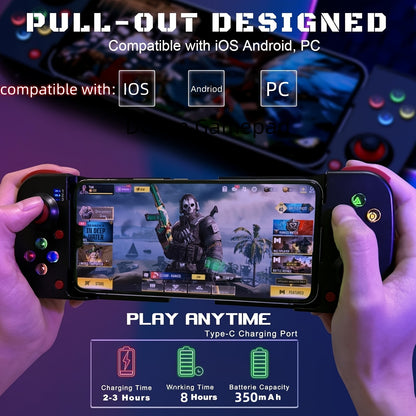 Pro Wireless Mobile Gamepad for iPhone, Android, PC & Steam Deck Moktan Sabai