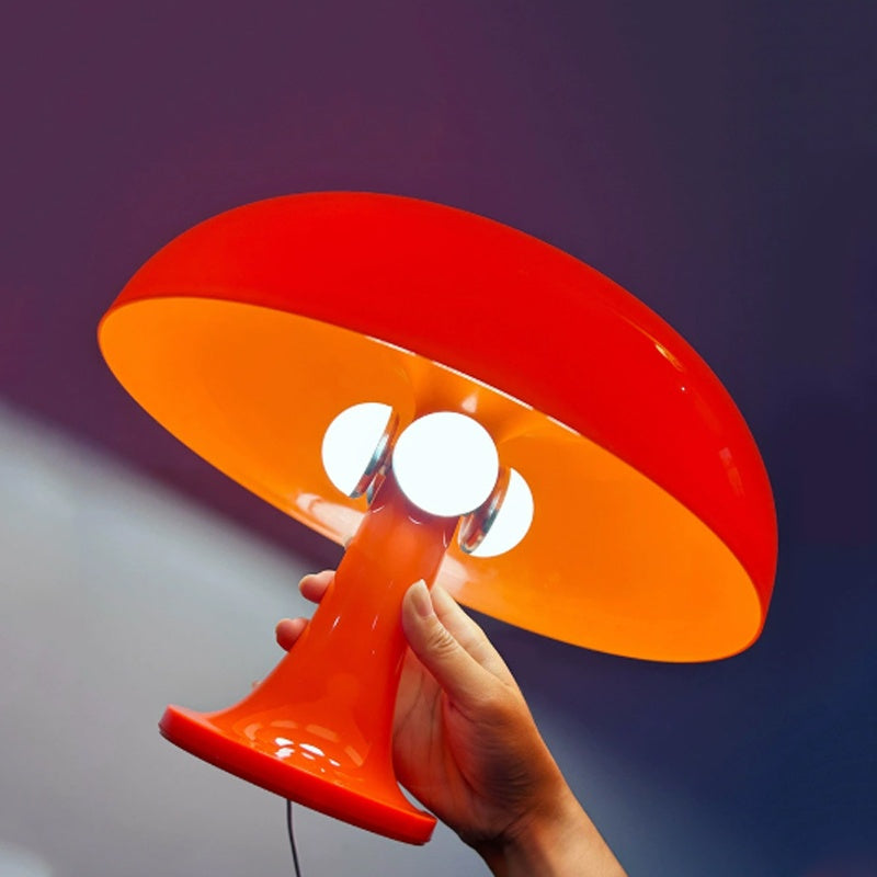 Moktan Sabai LED Mushroom Table Lamp Modern Bedside Light for Room Decor & Christmas Gift