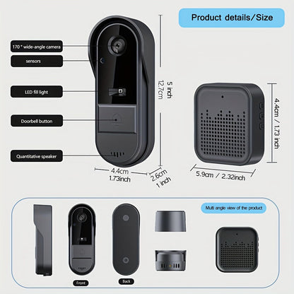 Best Doorbell Camera Smart WiFi Video 2-Way Audio with Motion Detection
