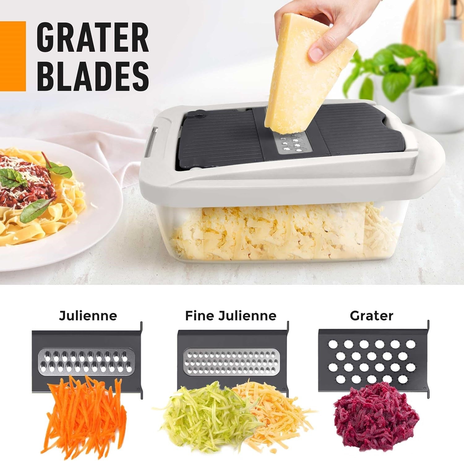 Moktan Sabai 8 in 1 Vegetable Slicer Chopper with Container Mandoline Cutter
