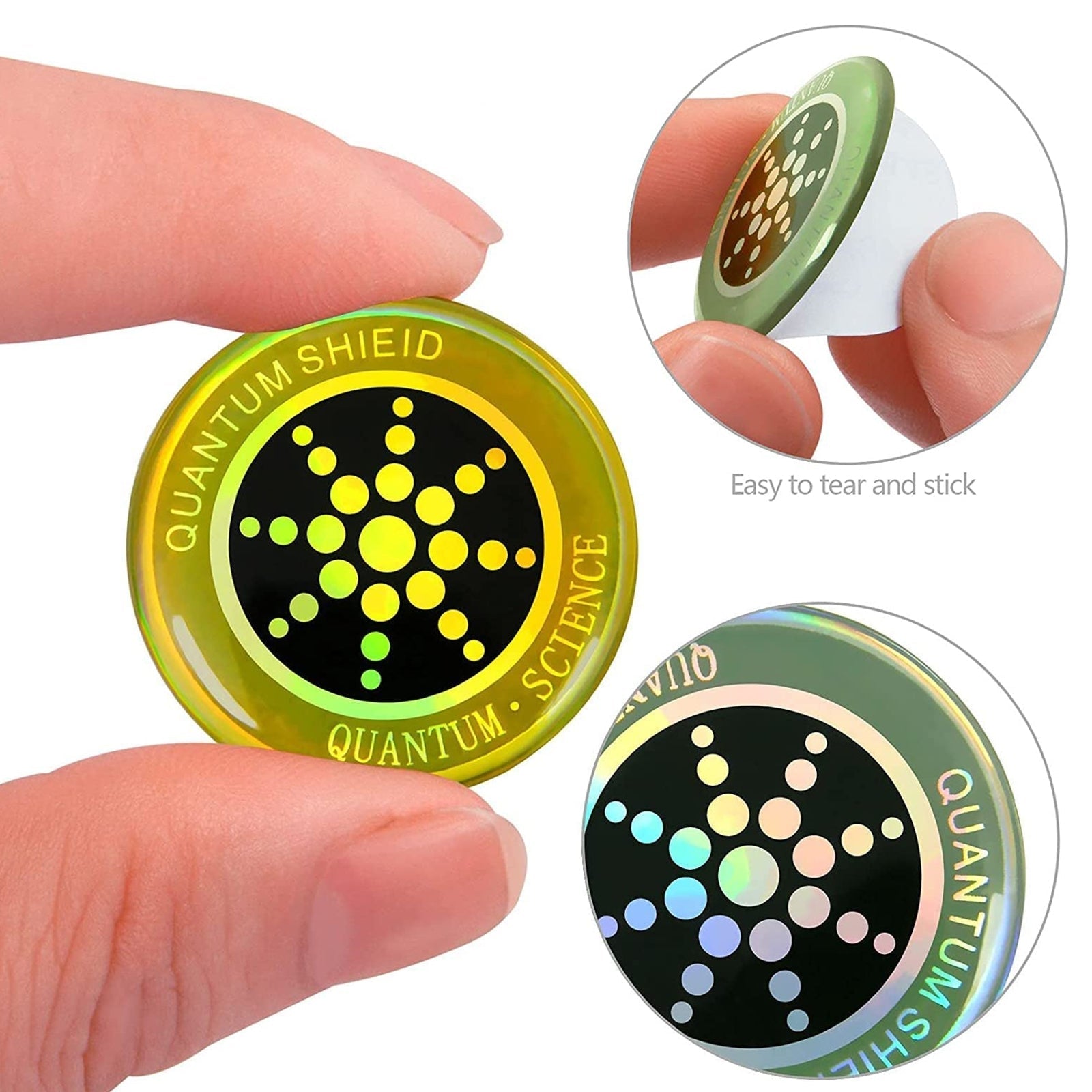 Moktan Sabai EMF Protection Stickers 6 Pack – Anti Radiation Shield for Phones & Electronics