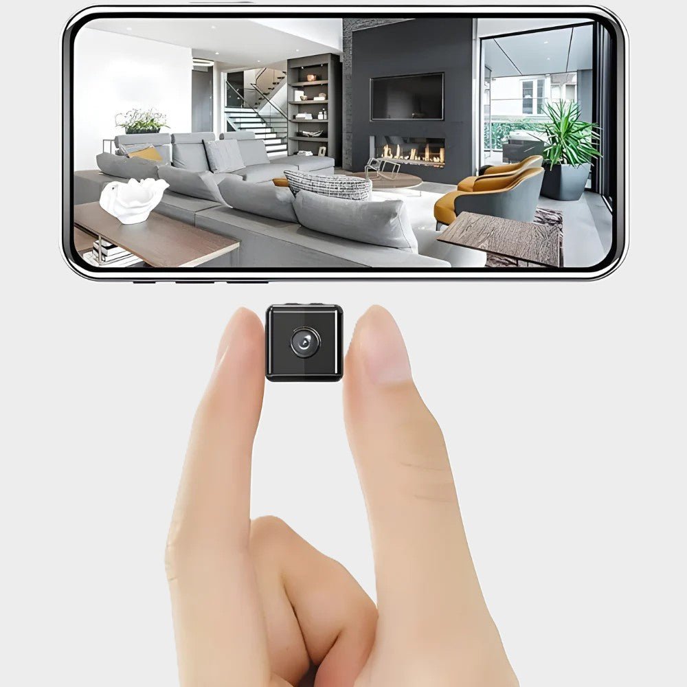 Moktan Sabai Compact Wireless Security Camera | 1080P HD Video & Night Vision | Indoor Monitoring for Enhanced Safety Black