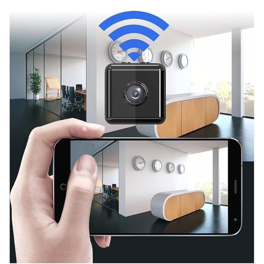 Moktan Sabai Compact Wireless Security Camera | 1080P HD Video & Night Vision | Indoor Monitoring for Enhanced Safety