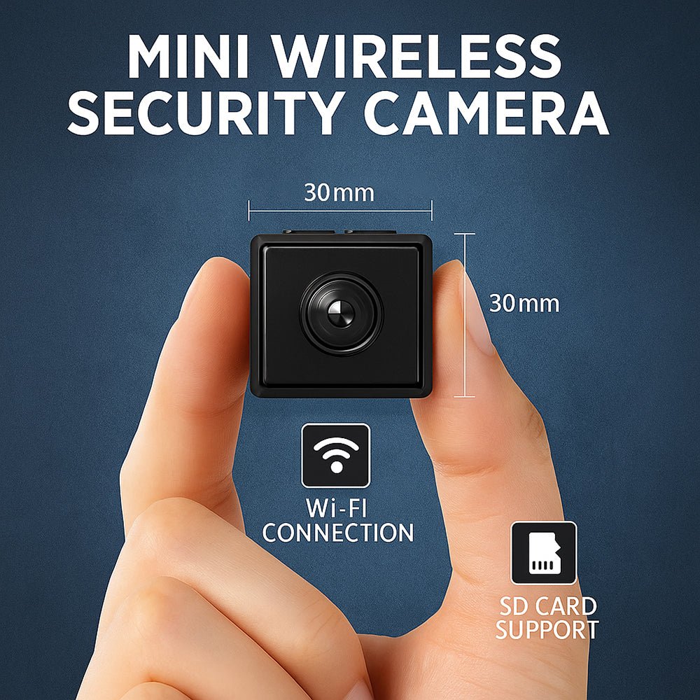 Moktan Sabai Compact Wireless Security Camera | 1080P HD Video & Night Vision | Indoor Monitoring for Enhanced Safety