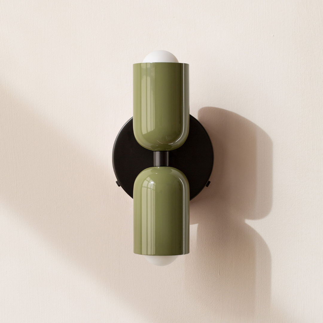 Moktan Sabai Modern Minimalist Cylinder LED Wall Sconce Iron Indoor Wall Light