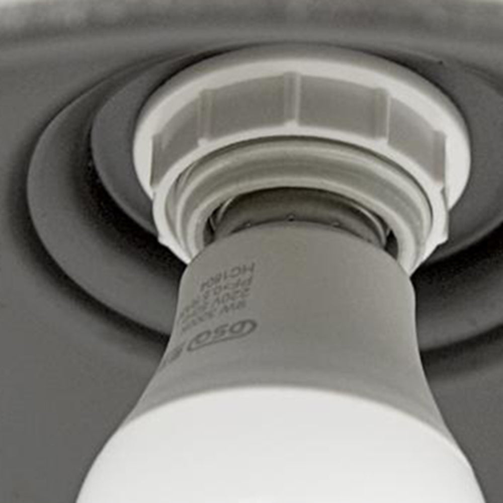 Moktan Sabai Vintage Industrial Iron Bowl Outdoor Wall Light LED Wall Sconce