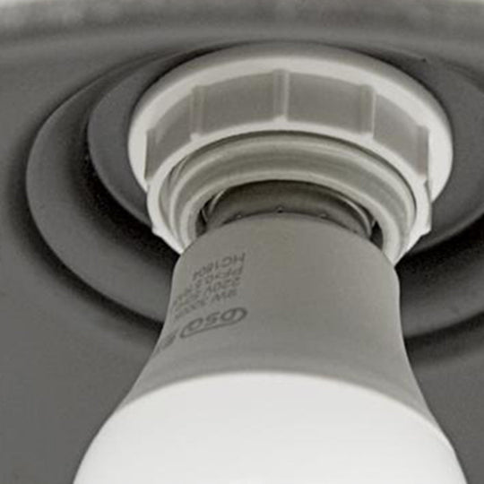 Moktan Sabai Vintage Industrial Iron Bowl Outdoor Wall Light LED Wall Sconce