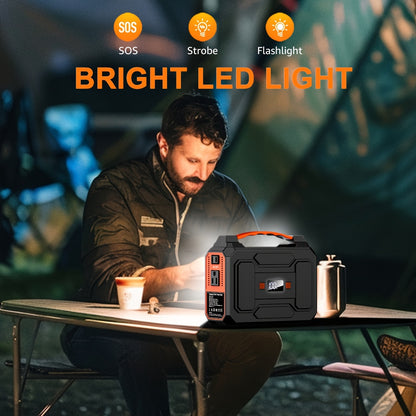 300W Solar Generator Portable Power Station for Camping, Travel & Home Use