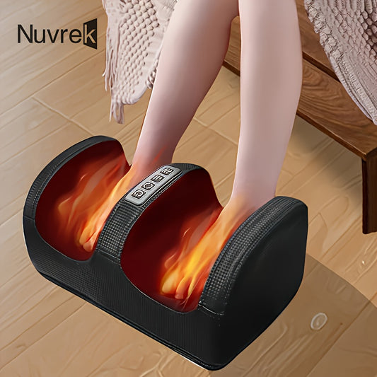 Foot Massager with Heat & Compression – Circulation, Relaxation, Home Spa Gift