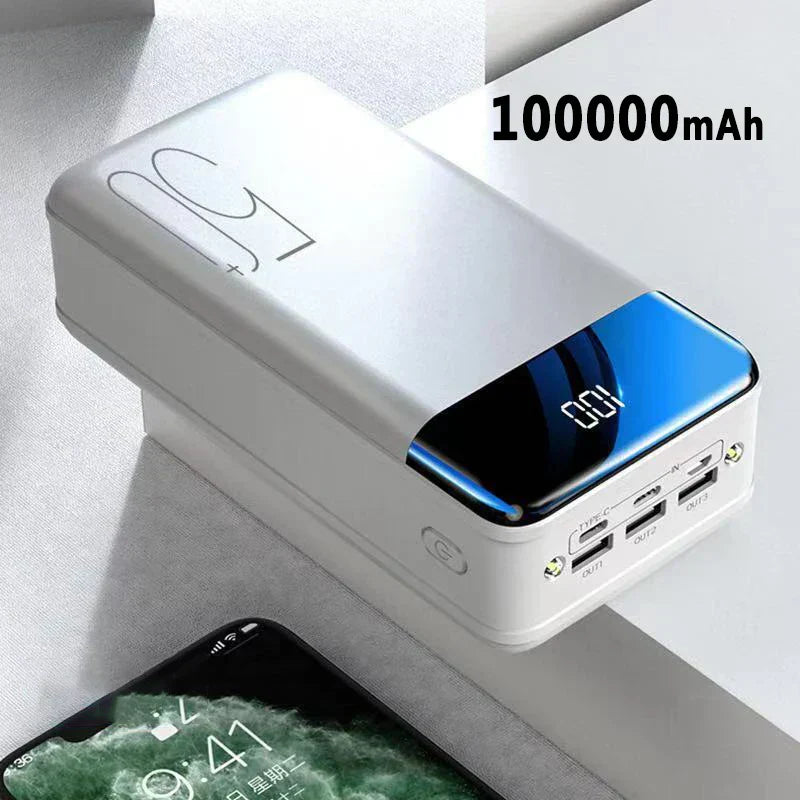 Moktan Sabai 50000mAh Portable Power Bank High Capacity Fast Charging Multi-Device