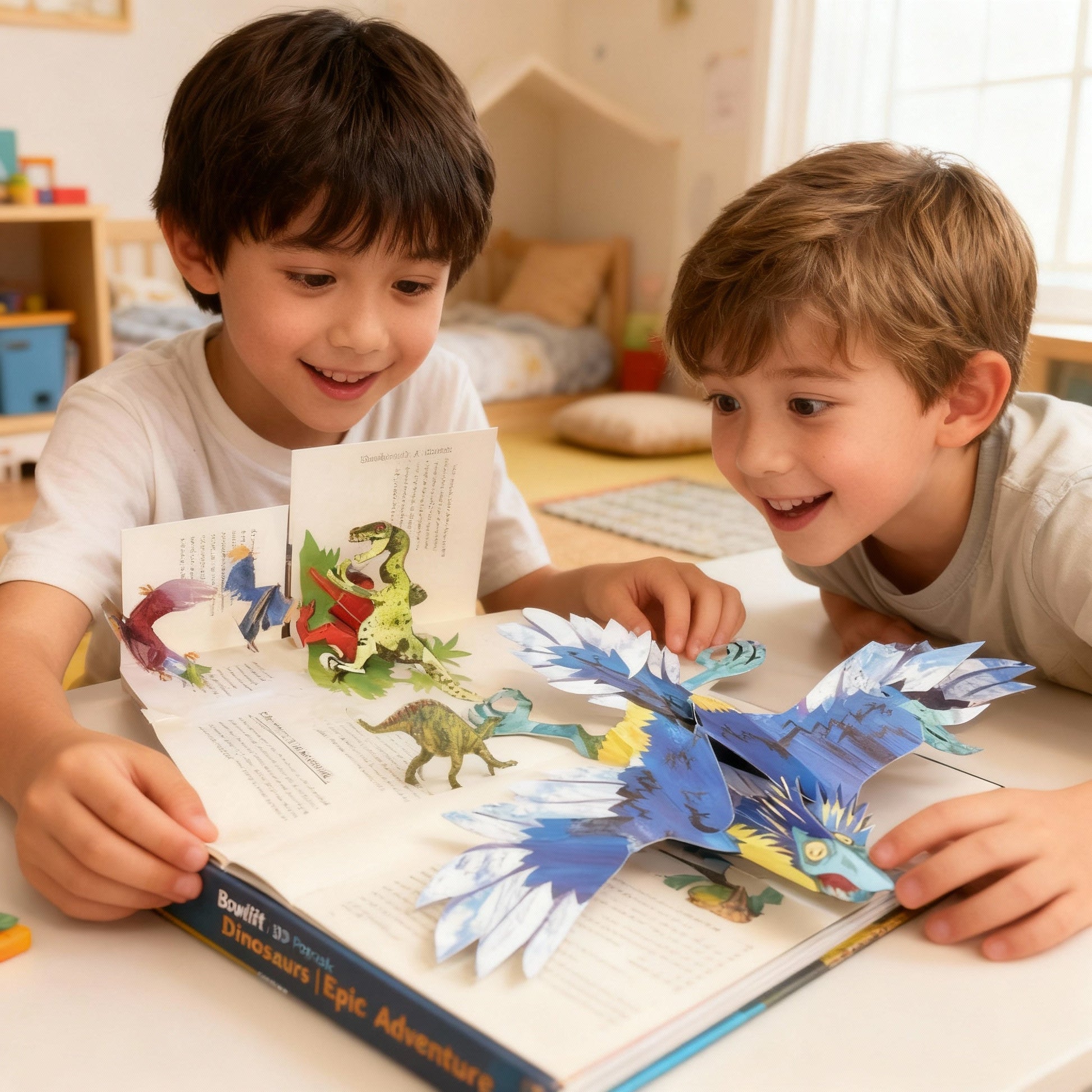Moktan Sabai 3D Dinosaur Pop-Up Book for Kids – Interactive Educational Book