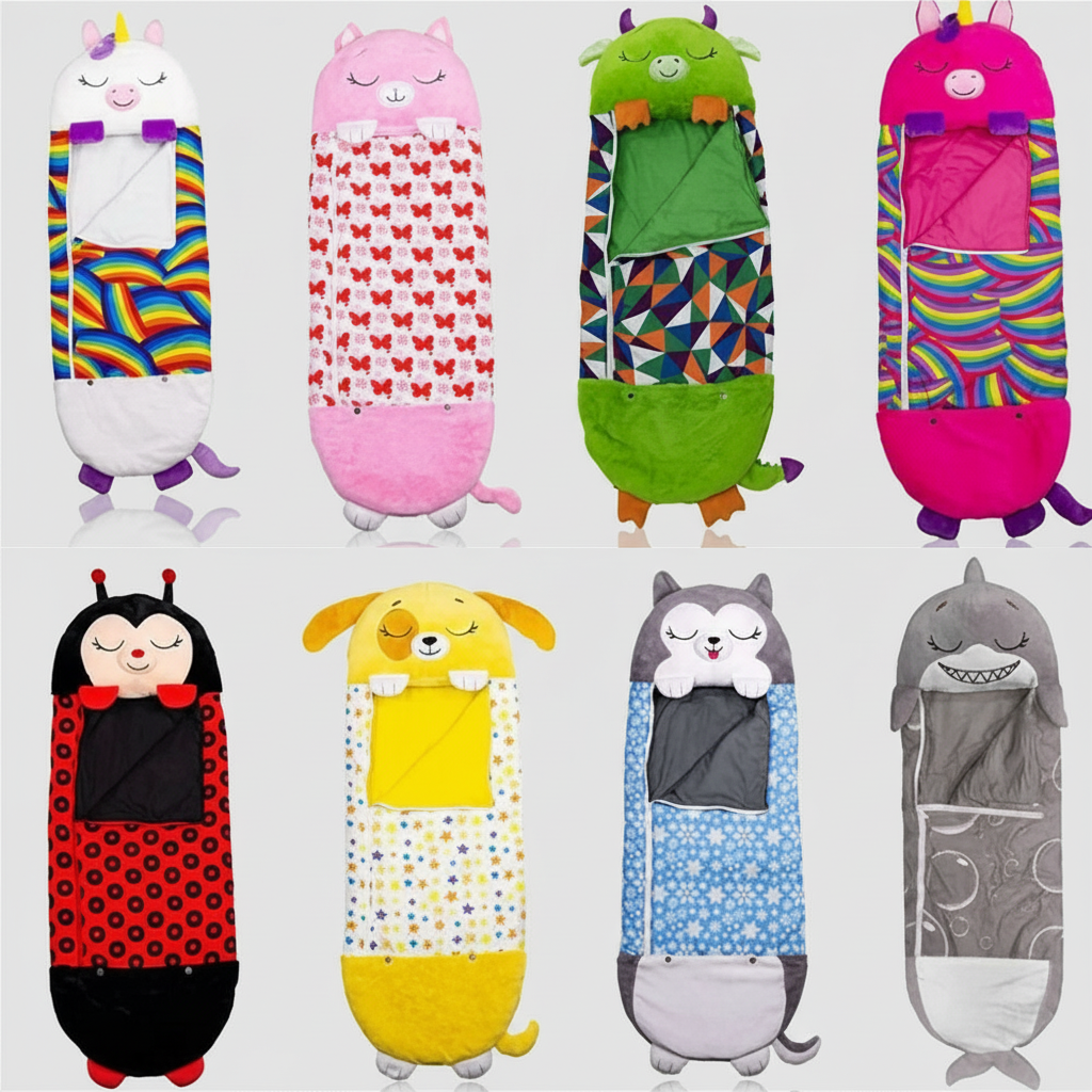 Moktan Sabai Kids Animal Sleeping Bag Pillow