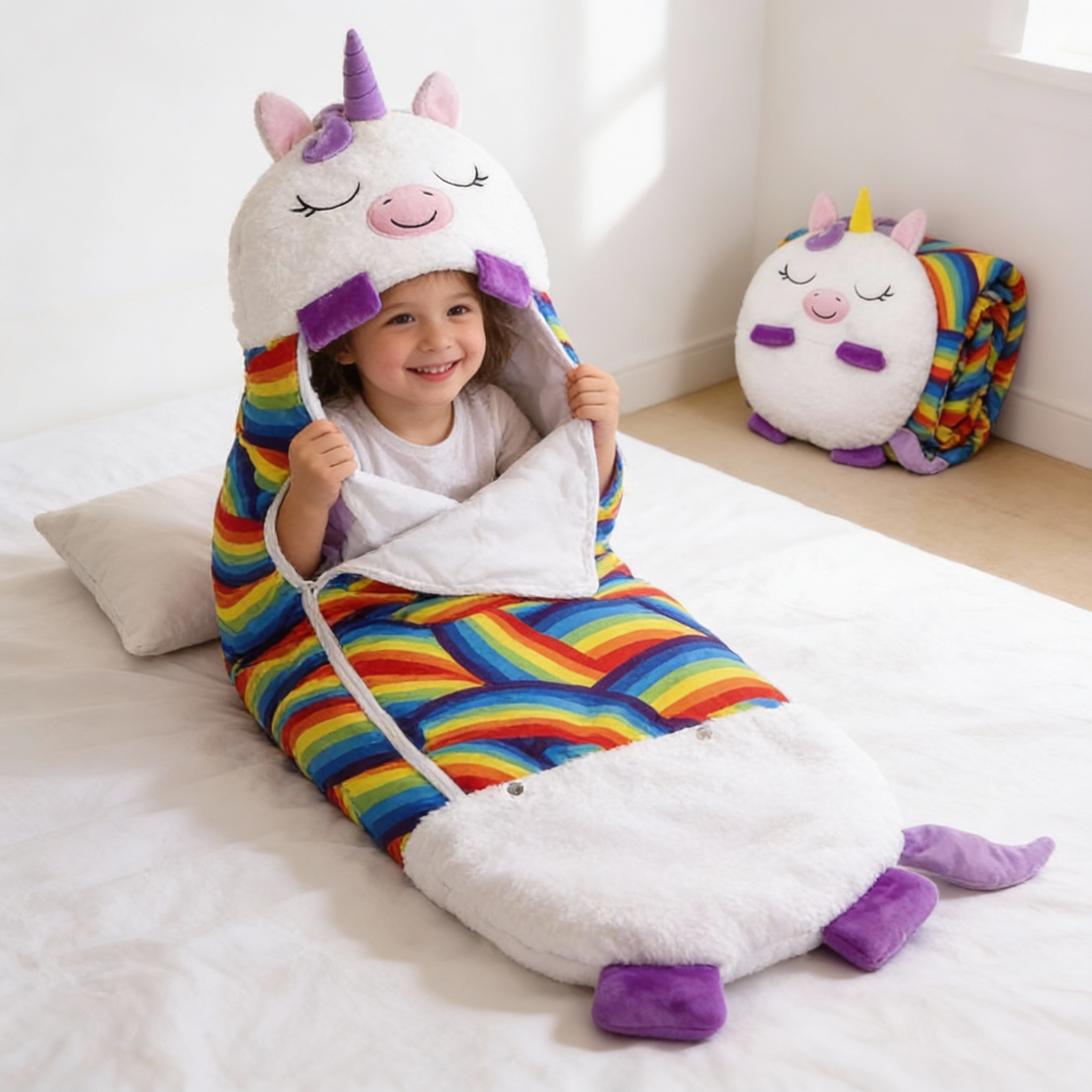 Moktan Sabai Kids Animal Sleeping Bag Pillow