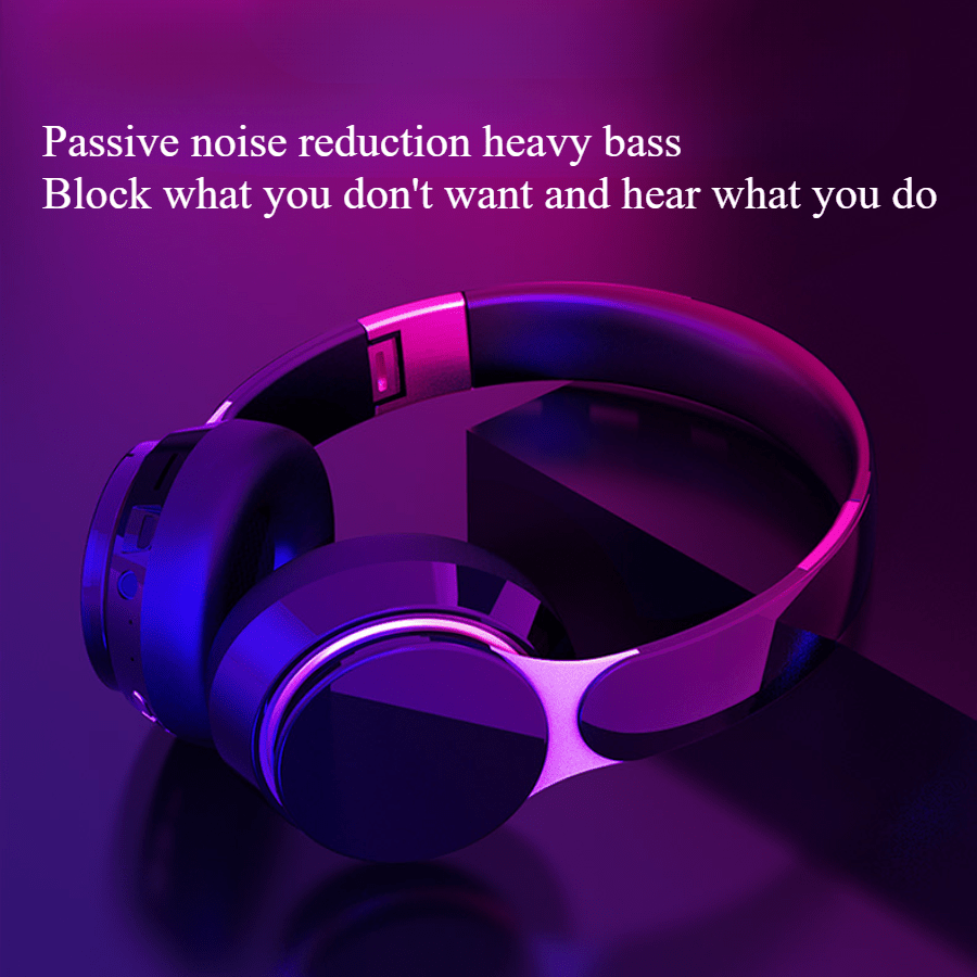 Wireless Noise Cancelling Earmuffs with Memory Foam, Bluetooth, Black, for Travel