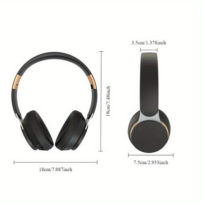 Wireless Noise Cancelling Earmuffs with Memory Foam, Bluetooth, Black, for Travel