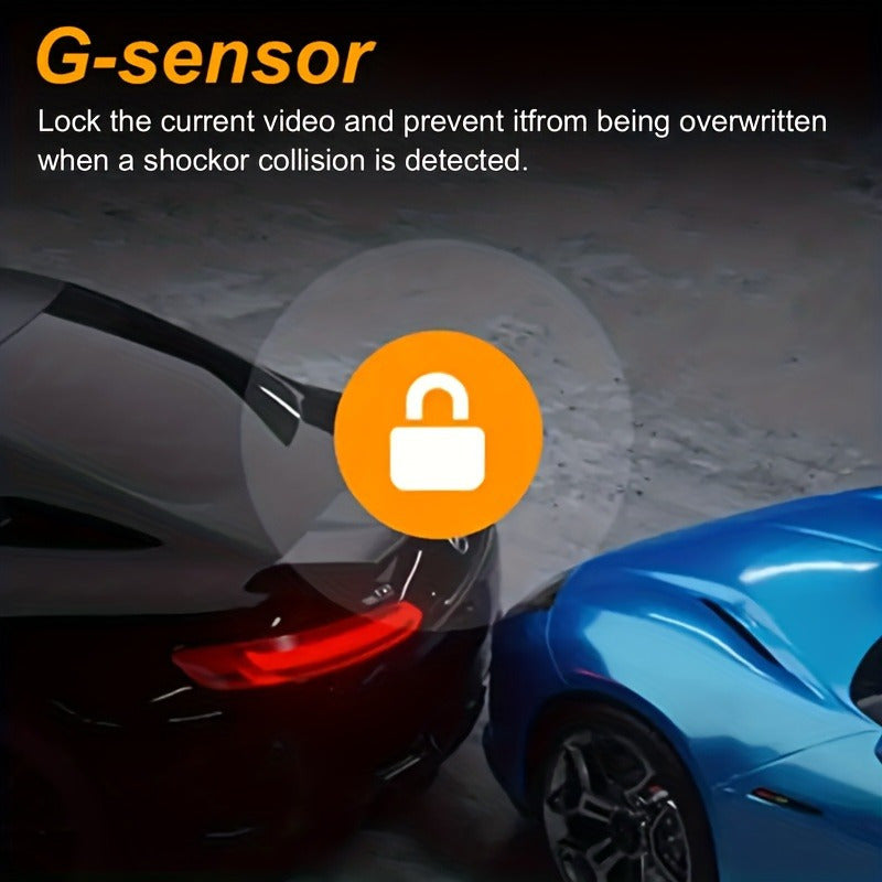 Dash Cam for Rideshare Drivers - Front & Cabin Cam with IR Night Vision