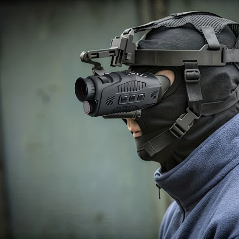 1080P Night Vision Monocular with IR, Lightless HD Camera for Hunting, Video