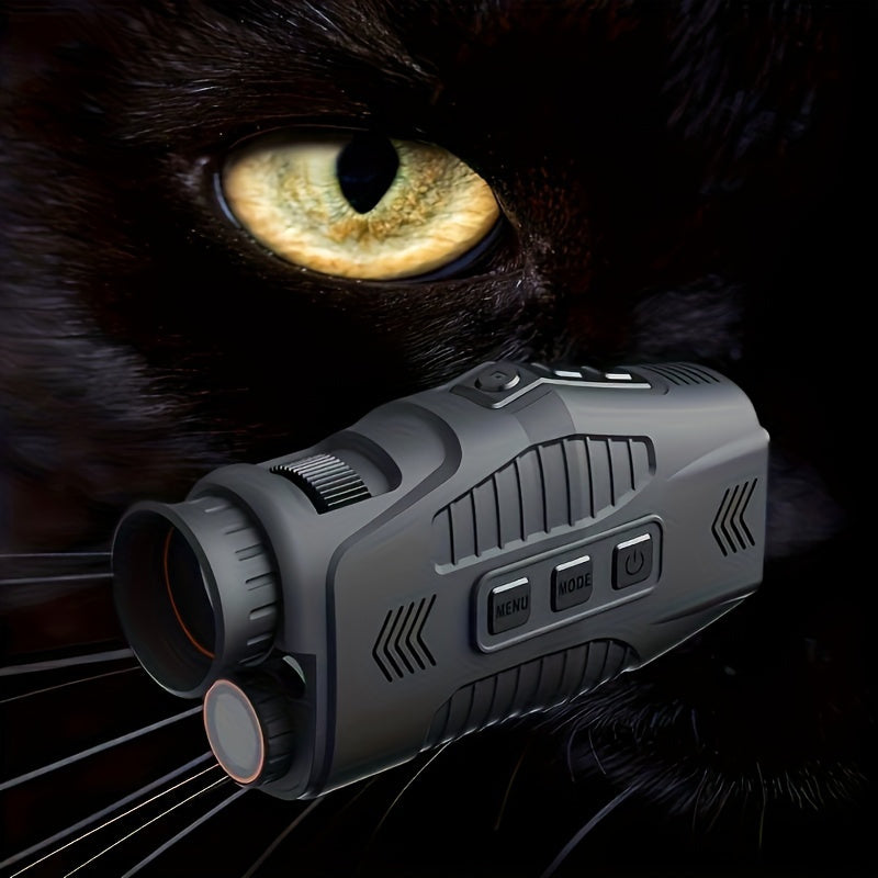 1080P Night Vision Monocular with IR, Lightless HD Camera for Hunting, Video