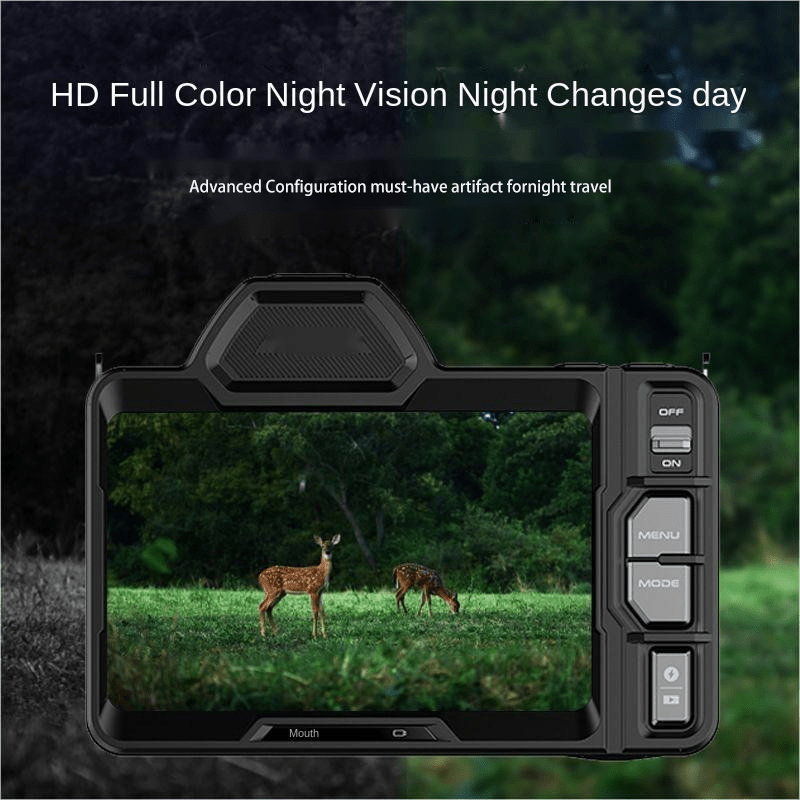1080P Night Vision Monocular with IR, Lightless HD Camera for Hunting, Video