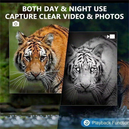 1080P Night Vision Monocular with IR, Lightless HD Camera for Hunting, Video