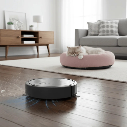 Robot Vacuum Cleaner with HEPA Filter Quiet Cleaning for Hard Floors and Carpets