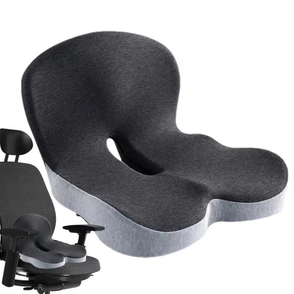 Moktan Sabai Memory Foam Seat Cushion with Lumbar Support for Office Chair