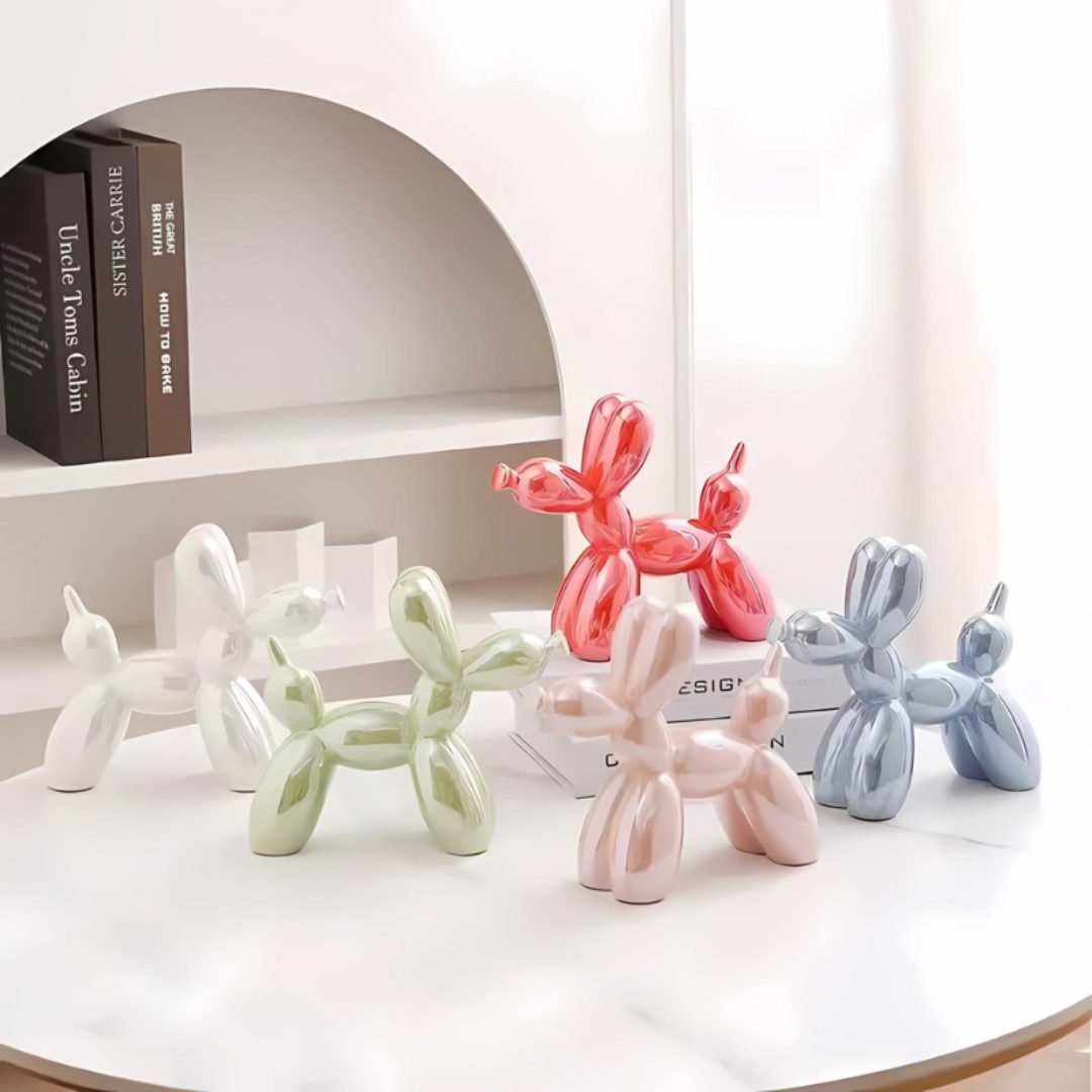 Moktan Sabai Ceramic Balloon Dog Statue