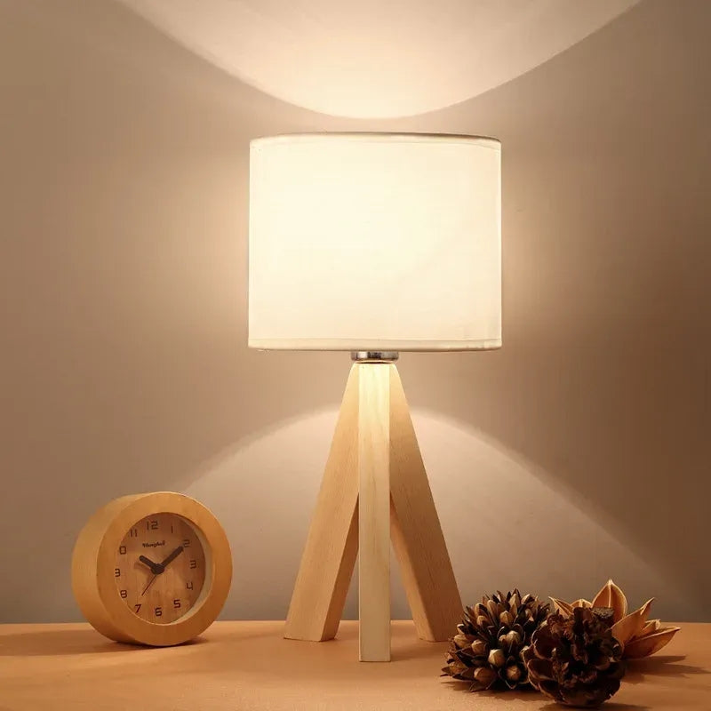 Moktan Sabai Modern Table Lamp with Soft Warm Light, Compact Design