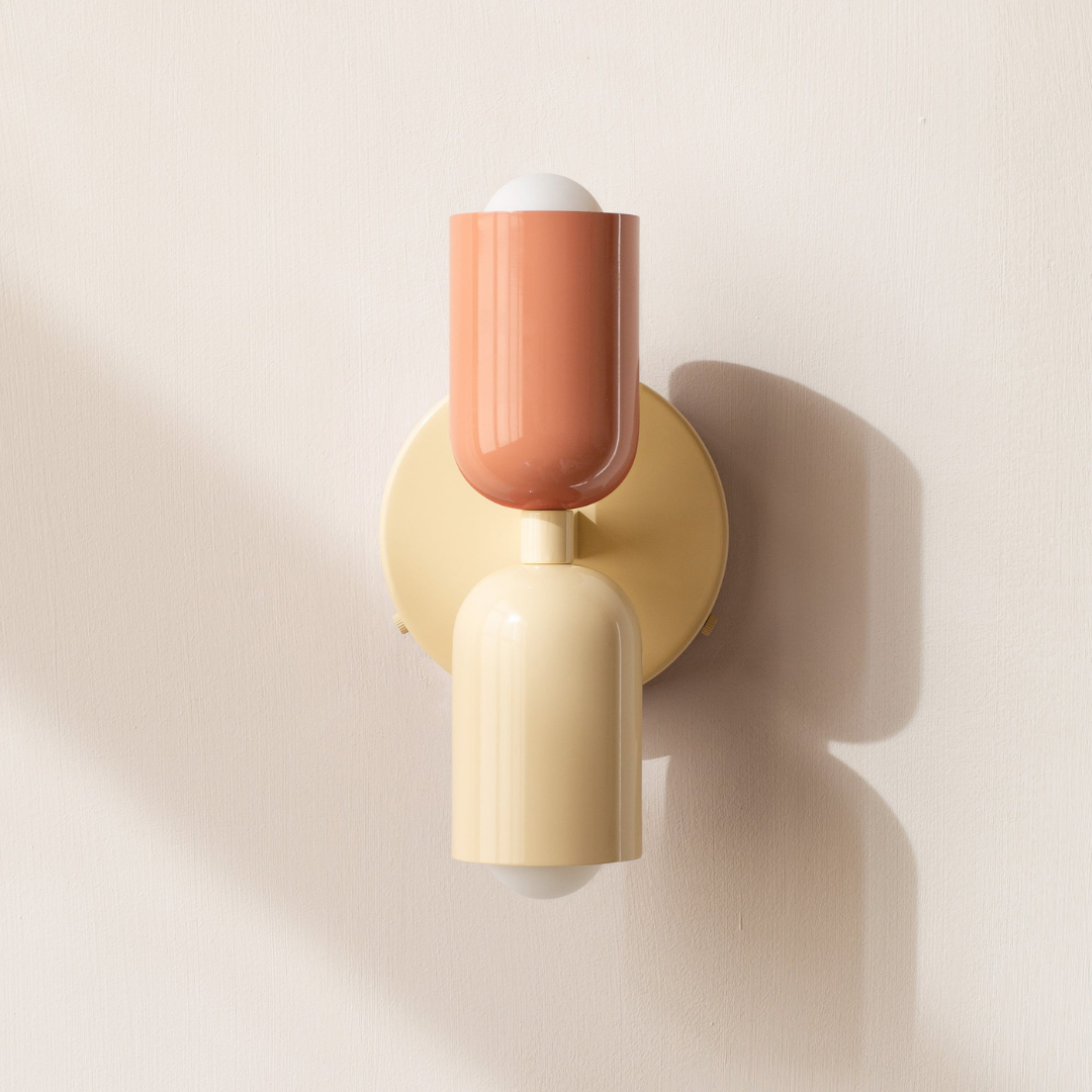 Moktan Sabai Modern Minimalist Cylinder LED Wall Sconce Iron Indoor Wall Light