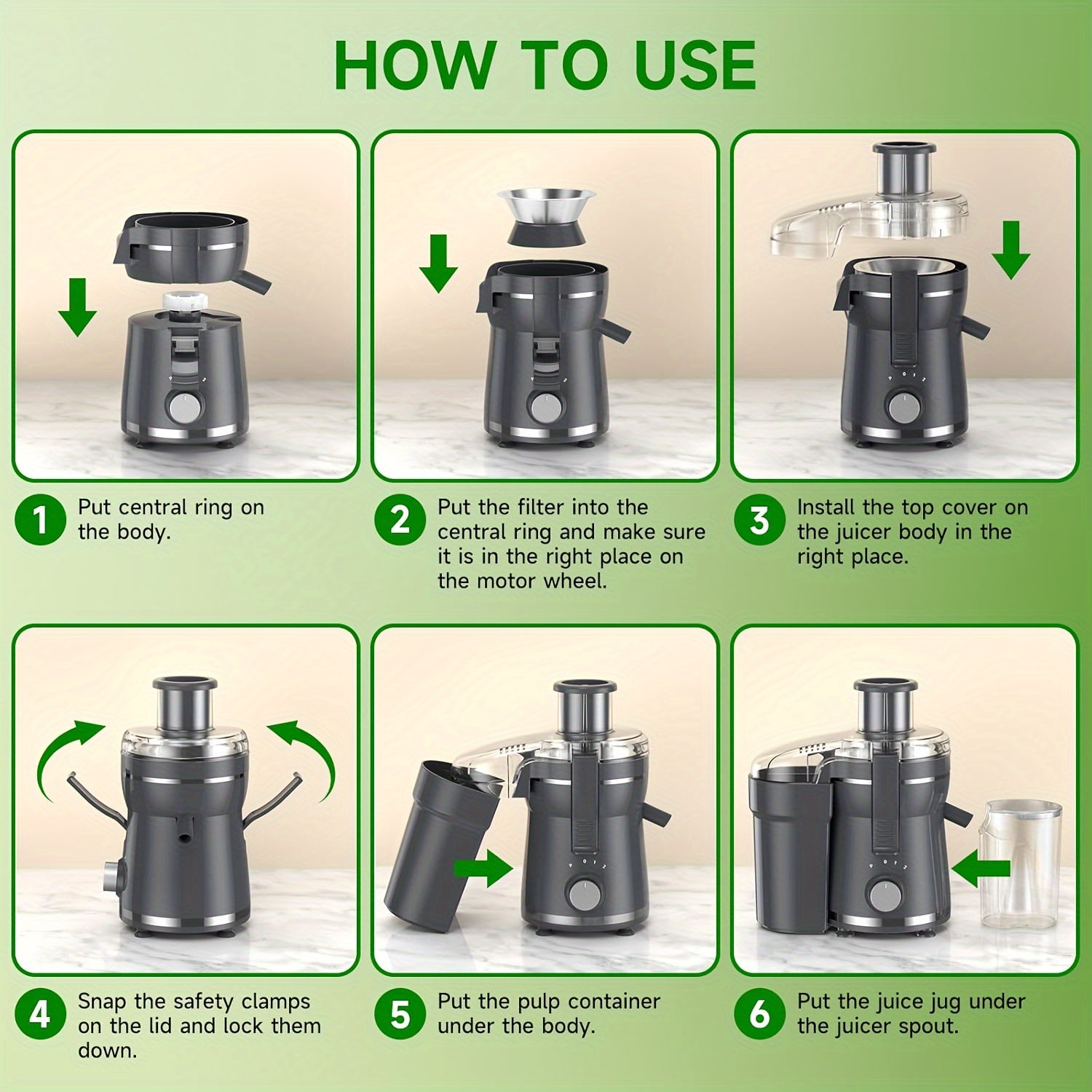 Moktan Sabai 500W Juicer Machine for Fruits & Veggies – Wide Mouth, Stainless Steel, Easy Clean