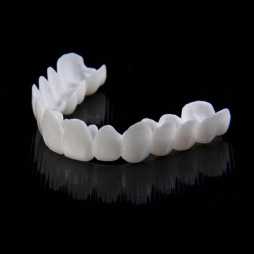 Moktan Sabai LumaGrin Snap-On Veneers Upper & Lower Teeth, Removable Smile Cover Lower Teeth