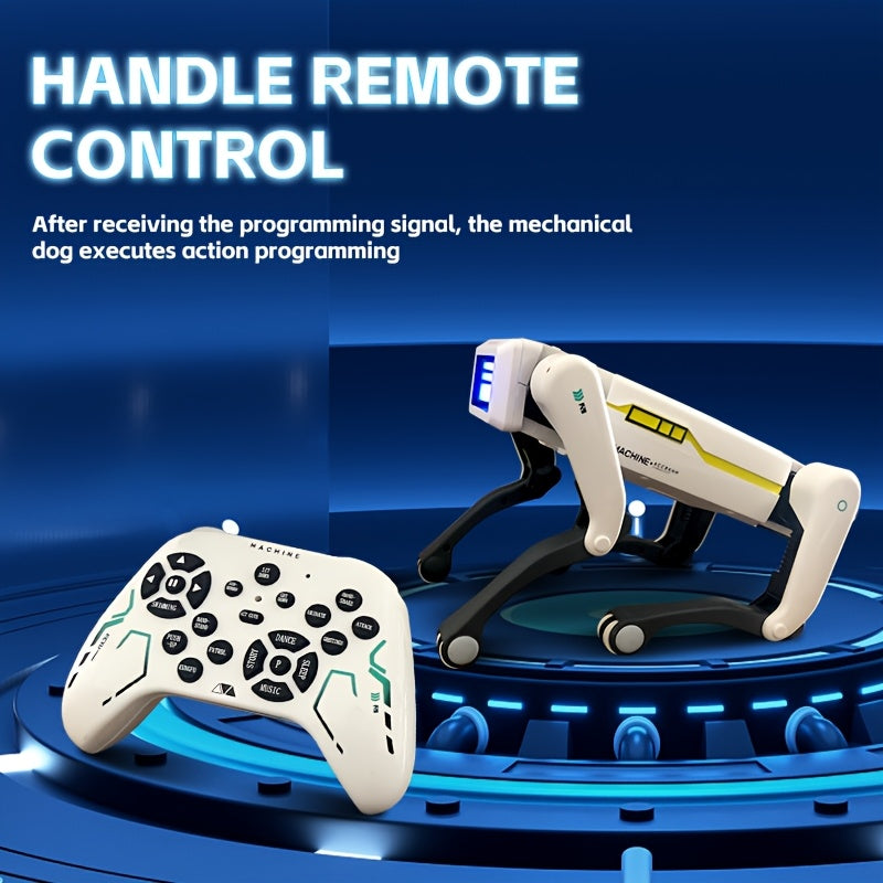 Smart Robot Dog with Voice Commands - Programmable Tech Toy for Kids