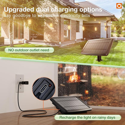 100FT Solar String Lights Outdoor – Waterproof LED Globe Lights for Patio & Garden