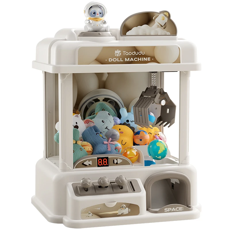 Moktan Sabai Toy Claw Machine for Kids with Plush Prizes Coin Operated Arcade Game