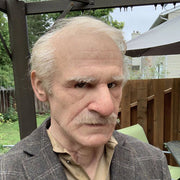 Moktan Sabai Realistic Old Man Halloween Mask A