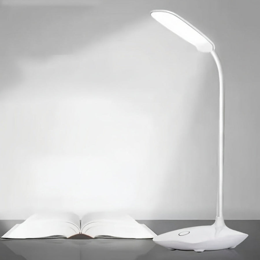 Moktan Sabai LED Desk Lamp for Students – USB Rechargeable Eye Protection Touch Dimmable Light White