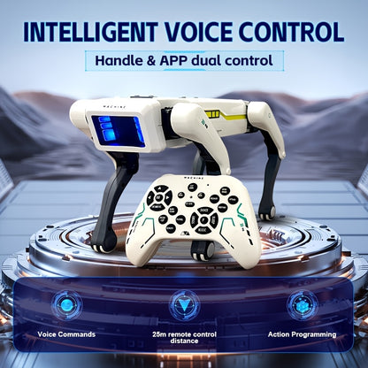 Smart Robot Dog with Voice Commands - Programmable Tech Toy for Kids