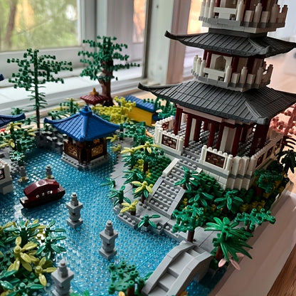Architecture Building Blocks Set | 3800+ PCS Hangzhou West Lake Landmark Kit