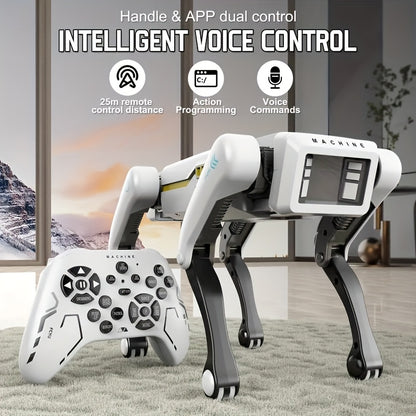 Smart Robot Dog with Voice Commands - Programmable Tech Toy for Kids