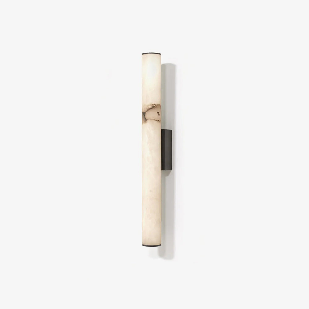 Moktan Sabai Modern Marble LED Wall Sconce Light, Copper Finish Minimalist Wall Lamp