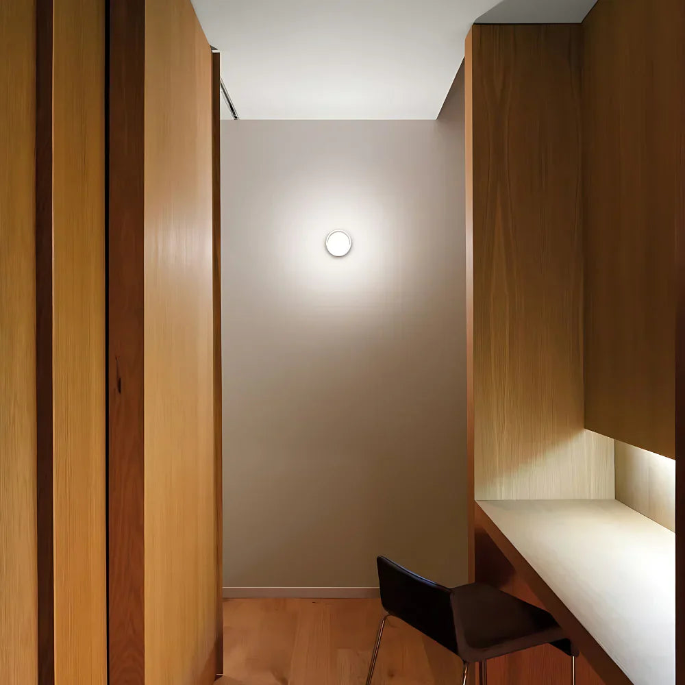 Moktan Sabai Nordic Acrylic Dimple LED Wall Sconce 1-Light 3-Color Adjustable