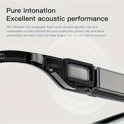 AI Smart Glasses with Real-Time Translation, Music, GPT, and HD Voice Calls