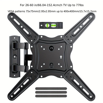 Full Motion TV Wall Mount for 37-75 Inch TVs | Articulating Arms, Swivel & Tilt