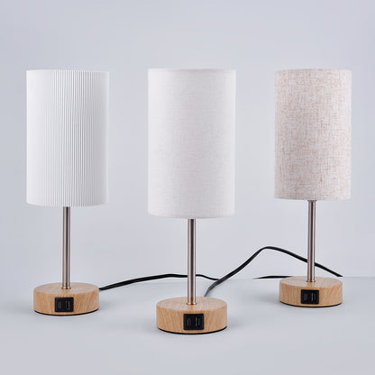 2-Pack Touch Control USB Table Lamps – 3-Way Dimmable LED Bedside Light Set