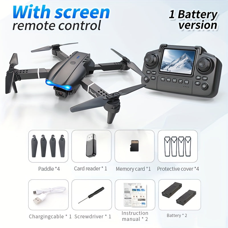 Foldable Drone with Screen Control & 2 Batteries - Ideal for Travel & Outdoor Adventures