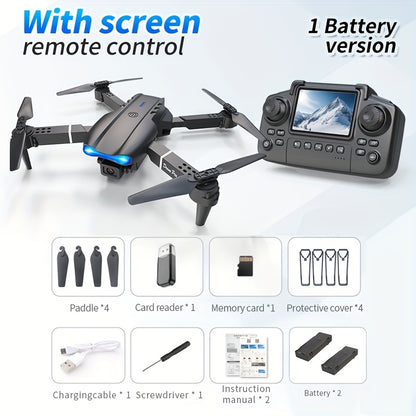 Foldable Drone with Screen Control & 2 Batteries - Ideal for Travel & Outdoor Adventures
