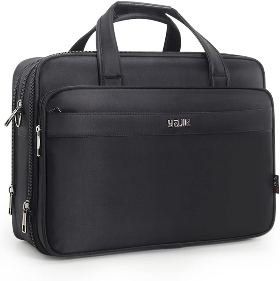 Moktan Sabai Men’s Canvas Laptop Tote Bag 17 19 Inch Business Work Briefcase