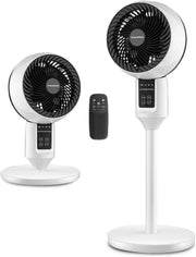 Moktan Sabai Adjustable Pedestal Fan with Remote Control | 3D Oscillation for Quiet Cooling