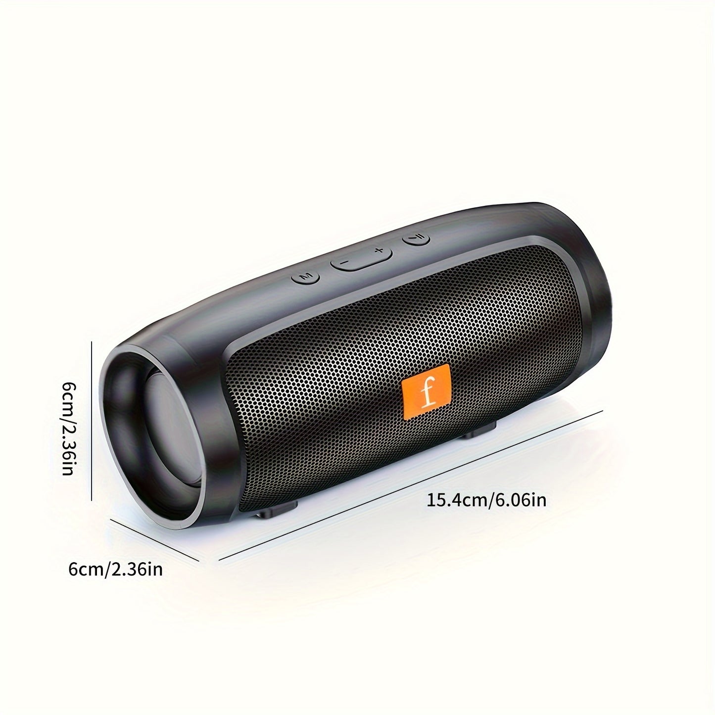 Wireless Bluetooth Speaker with Dual Subwoofer, Loud Surround Sound for Home & Car